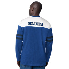 St. Louis Blues Starter Blitz Durene Long Sleeve T-Shirt Blue