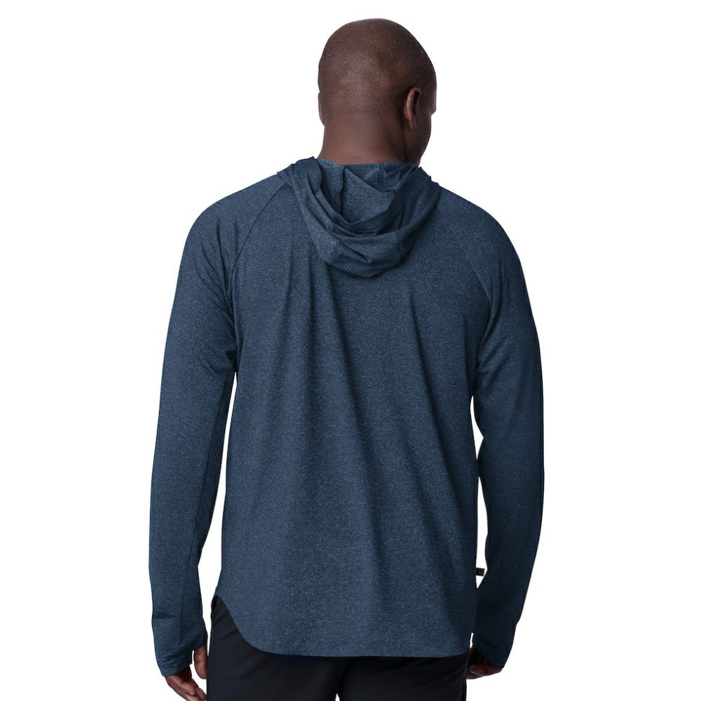 Buffalo Sabres MSX by Michael Strahan Fast Track Raglan Long Sleeve Hoodie T-Shirt Navy