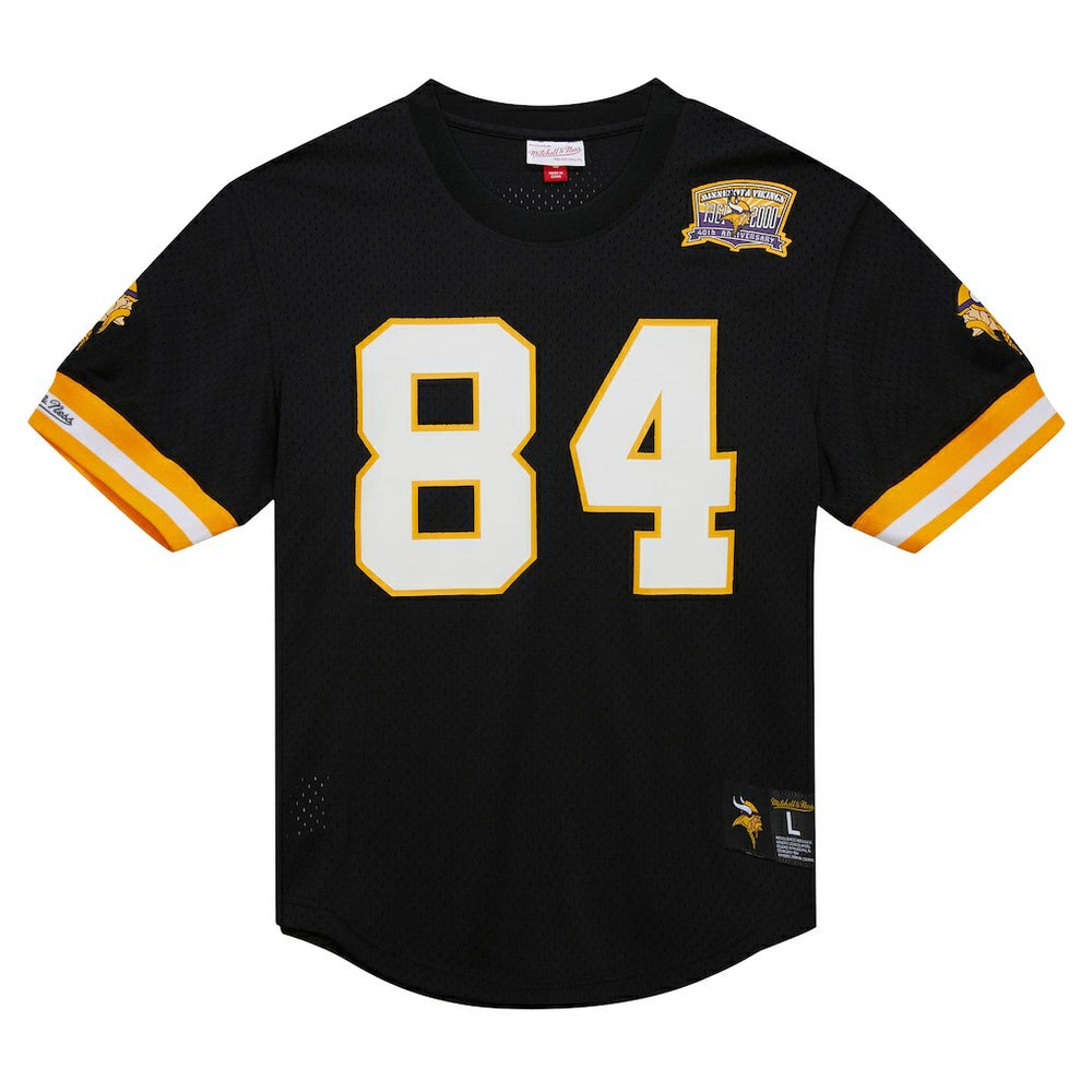 Randy Moss Minnesota Vikings Retired Player Name & Number Mesh Top - Black discount