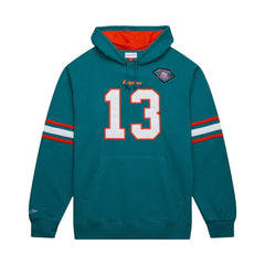 Dan Marino Miami Dolphins Retired Player Name & Number Pullover Hoodie - Aqua on sale