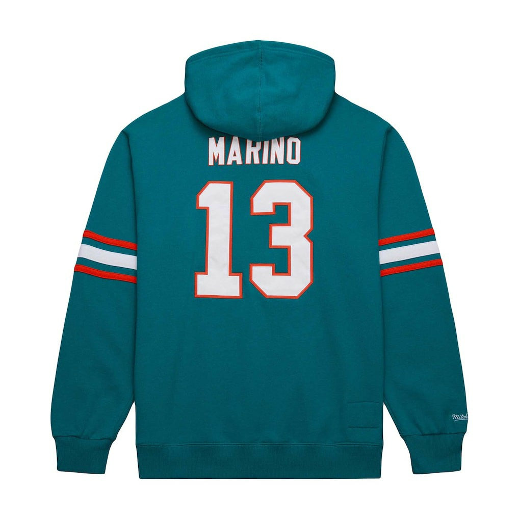 Dan Marino Miami Dolphins Retired Player Name & Number Pullover Hoodie - Aqua on sale