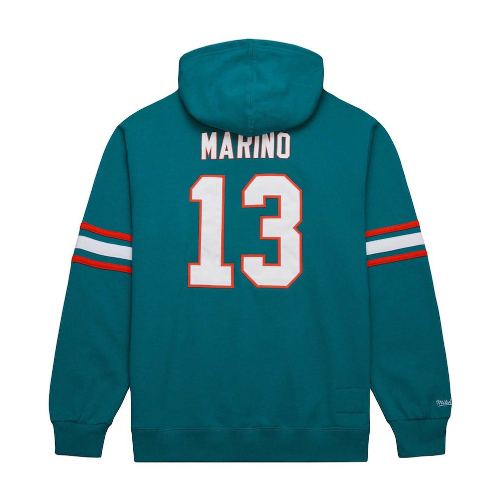 Dan Marino Miami Dolphins Retired Player Name & Number Pullover Hoodie - Aqua on sale