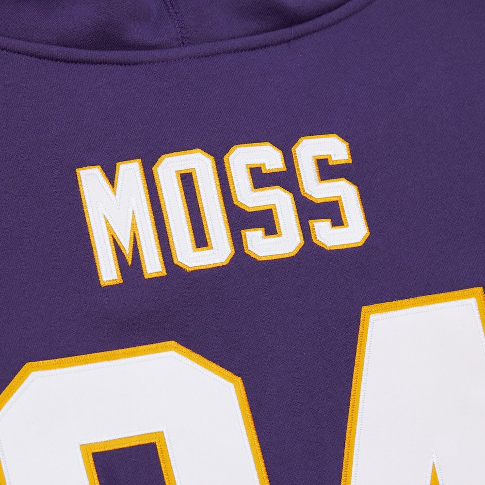 Randy Moss Minnesota Vikings Retired Player Name & Number Pullover Hoodie - Purple sale