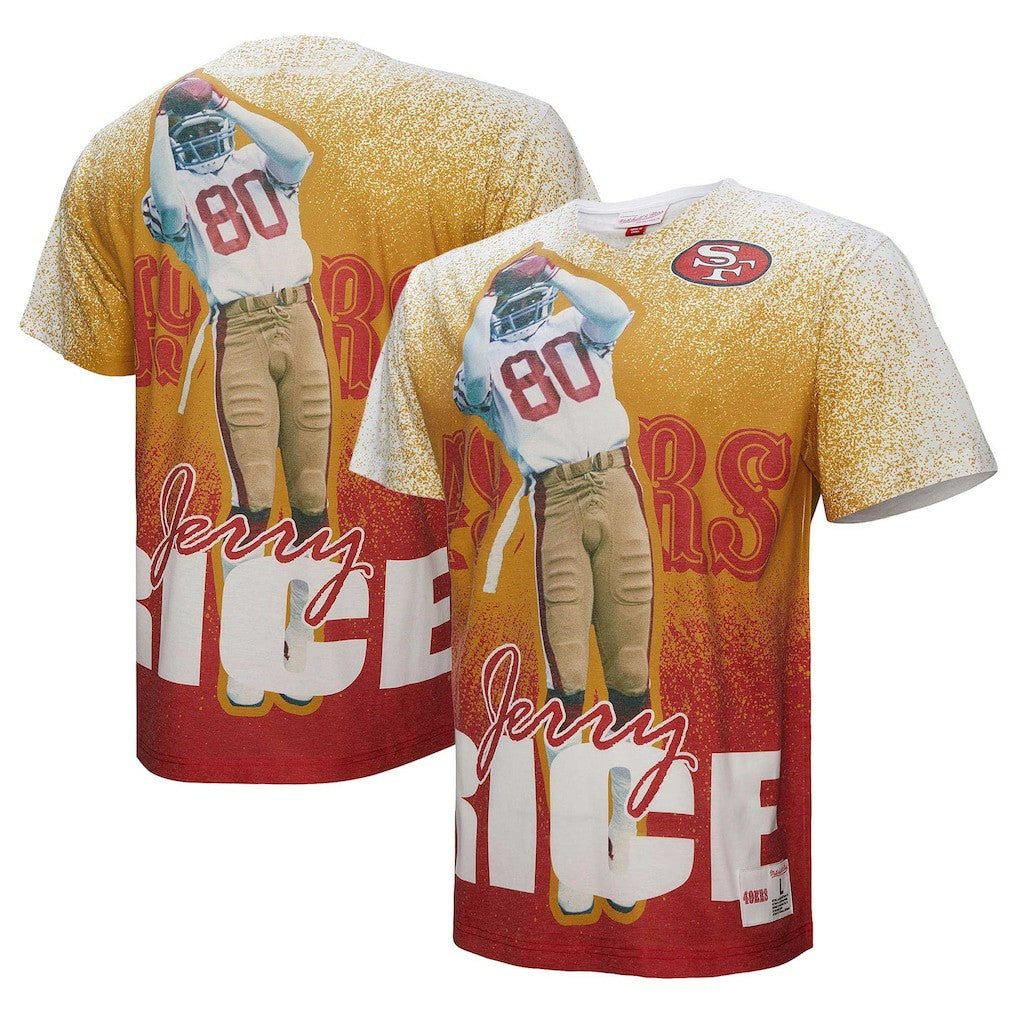 Jerry Rice San Francisco 49ers Burst Retired Player T-Shirt - Gray sale