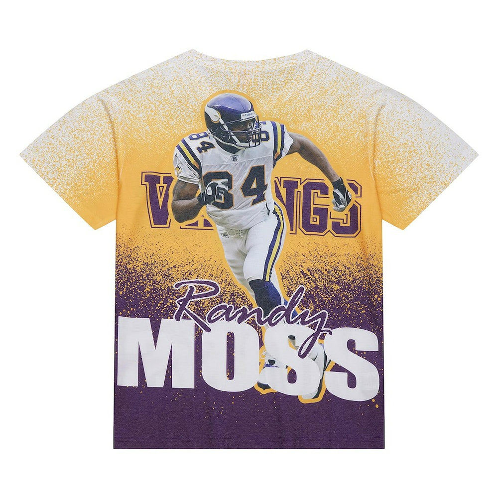 Randy Moss Minnesota Vikings Burst Retired Player T-Shirt - Gray cheap