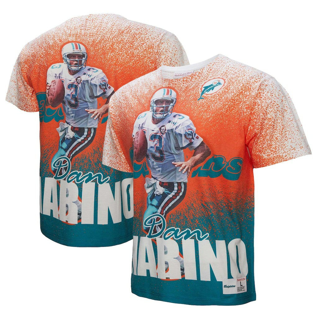 Dan Marino Miami Dolphins Burst Retired Player T-Shirt - White sale