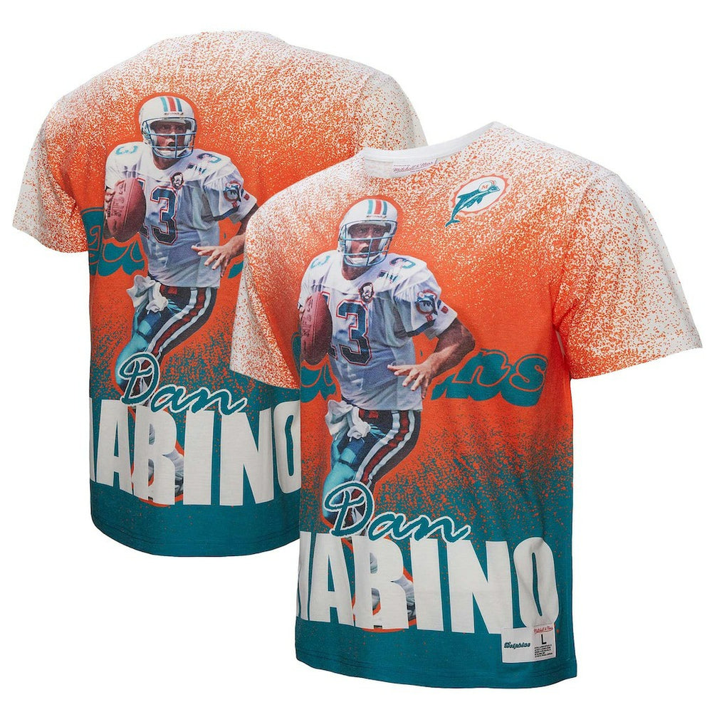 Dan Marino Miami Dolphins Burst Retired Player T-Shirt - White sale