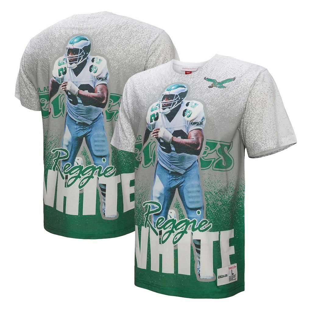Reggie White Philadelphia Eagles Burst Retired Player T-Shirt - Gray cheap