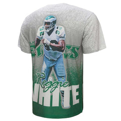 Reggie White Philadelphia Eagles Burst Retired Player T-Shirt - Gray cheap
