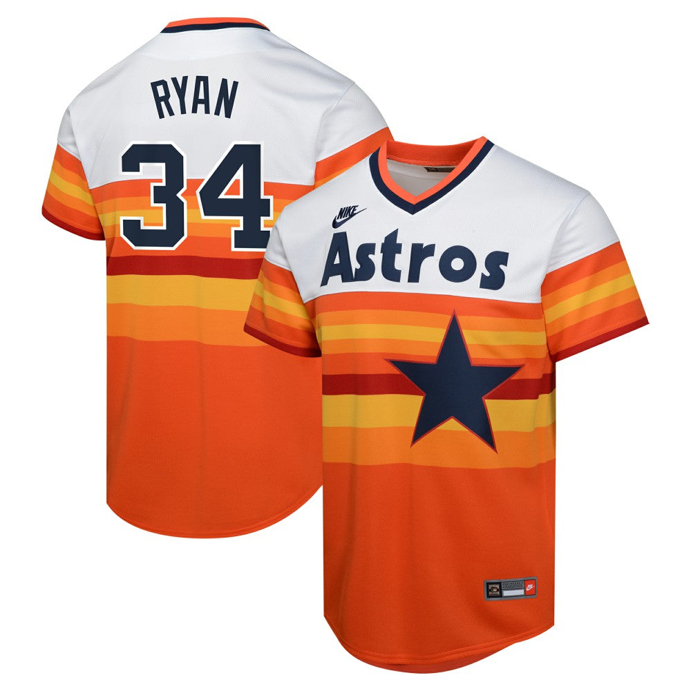 Nolan Ryan Houston Astros Youth Cooperstown Collection Limited Player Jersey - White | Nike