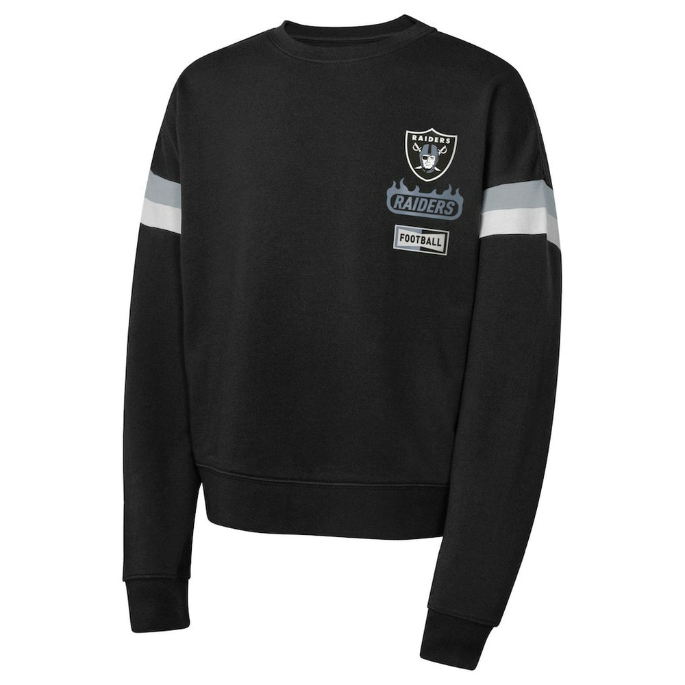 Las Vegas Raiders Girls Eternal Love Pullover Sweatshirt - Black cheap