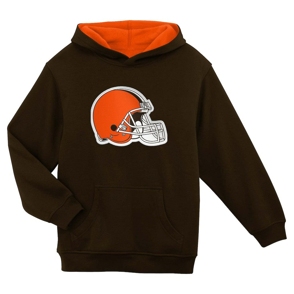 Cleveland Browns Outerstuff Preschool Prime Pullover Hoodie - Brown discount