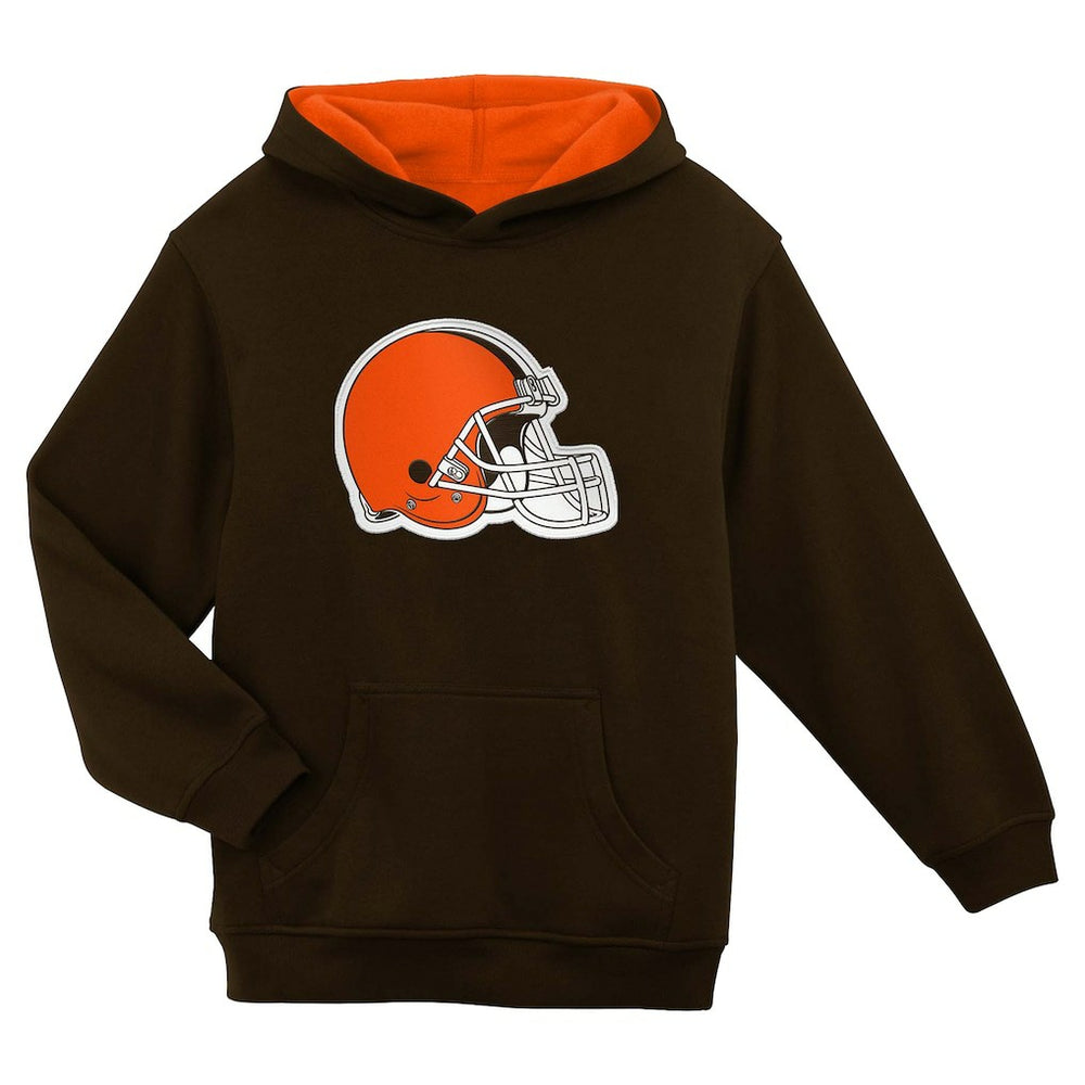 Cleveland Browns Outerstuff Preschool Prime Pullover Hoodie - Brown discount