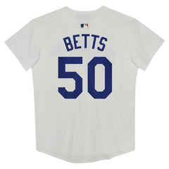 Mookie Betts Los Angeles Dodgers Preschool Home Game Jersey - White | Nike
