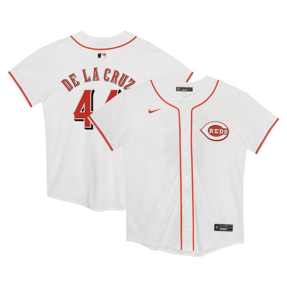Elly De La Cruz Cincinnati Reds Preschool Home Game Jersey - White | Nike