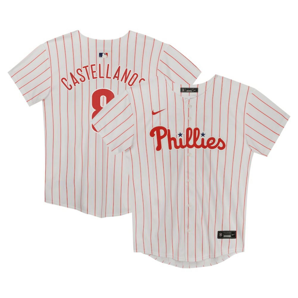 Nick Castellanos Philadelphia Phillies Preschool Home Game Jersey - White | Nike