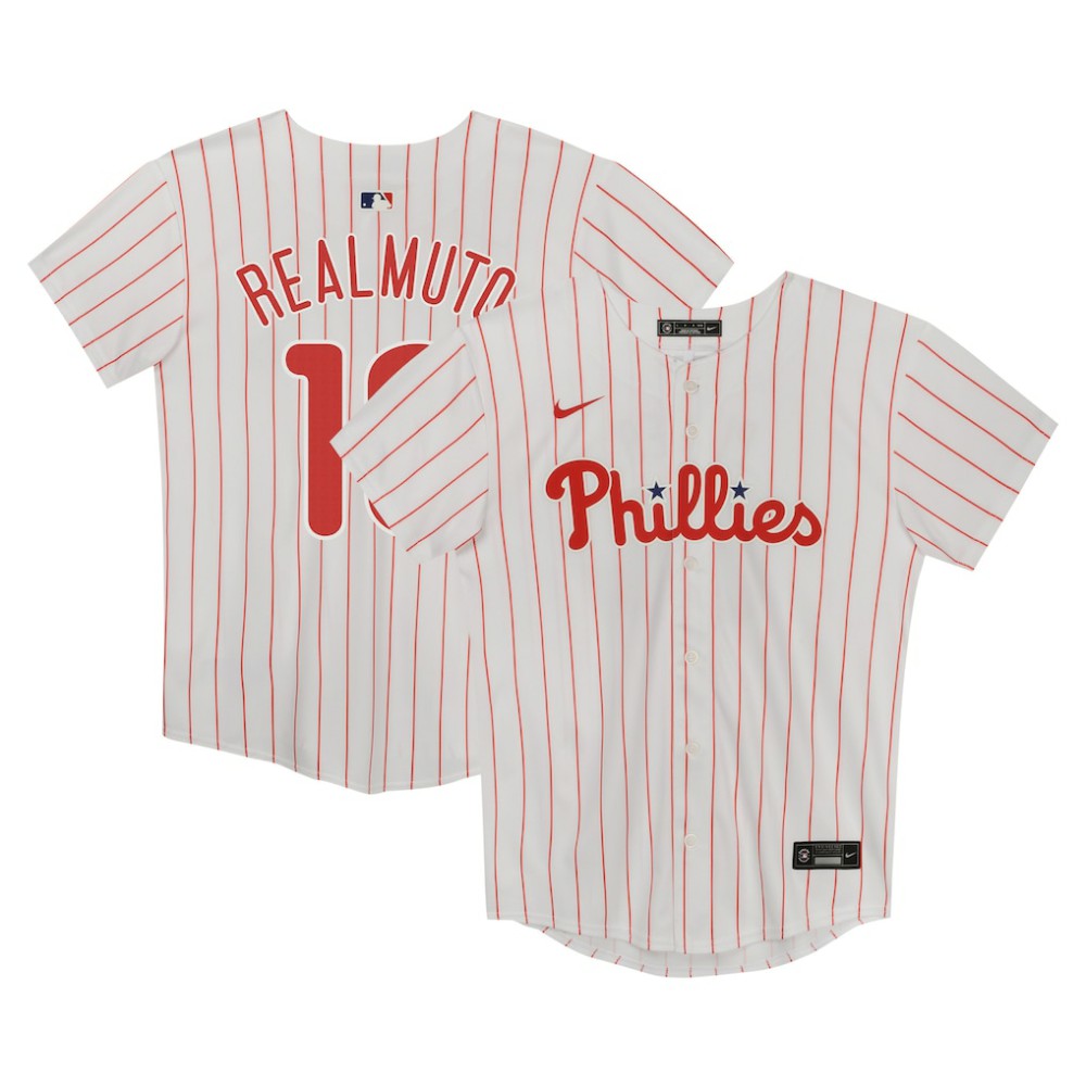 J.T. Realmuto Philadelphia Phillies Preschool Home Game Jersey - White | Nike