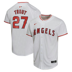 Mike Trout Los Angeles Angels Youth Home Game Player Jersey - White | Nike