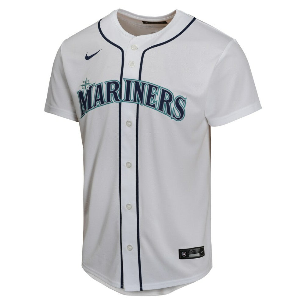Julio Rodríguez Seattle Mariners Youth Home Game Player Jersey - White | Nike