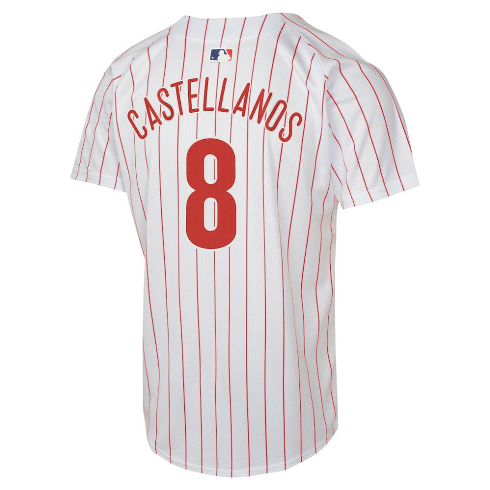 Nick Castellanos Philadelphia Phillies Youth Home Game Player Jersey - White | Nike