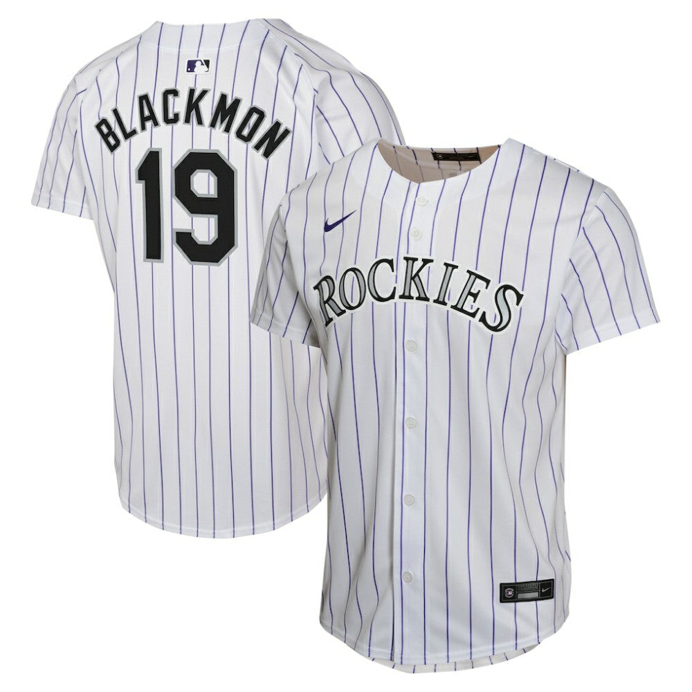 Charlie Blackmon Colorado Rockies Youth Home Game Player Jersey - White | Nike
