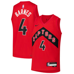 Scottie Barnes Toronto Raptors Youth Swingman Jersey - Icon Edition - Red | Nike on sale