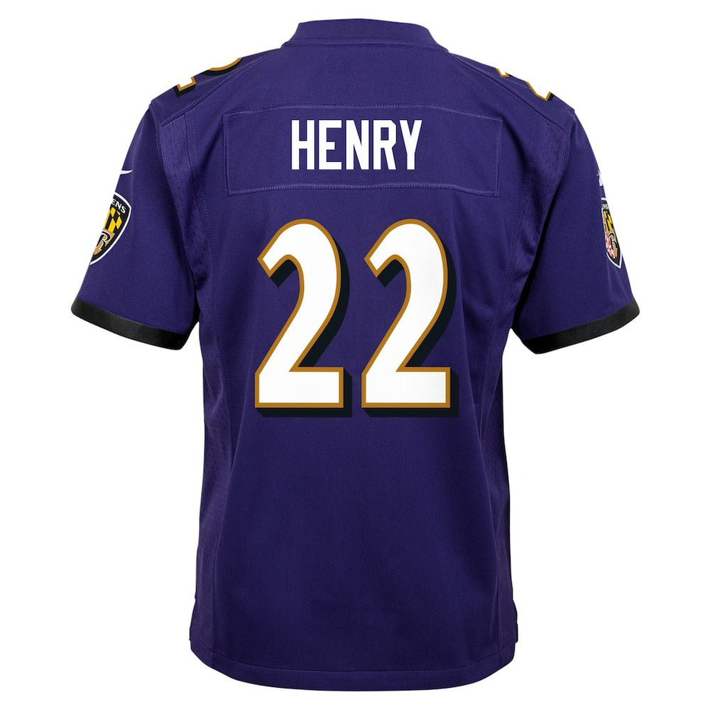 Derrick Henry Baltimore Ravens Youth Game Jersey - Purple | Nike on sale