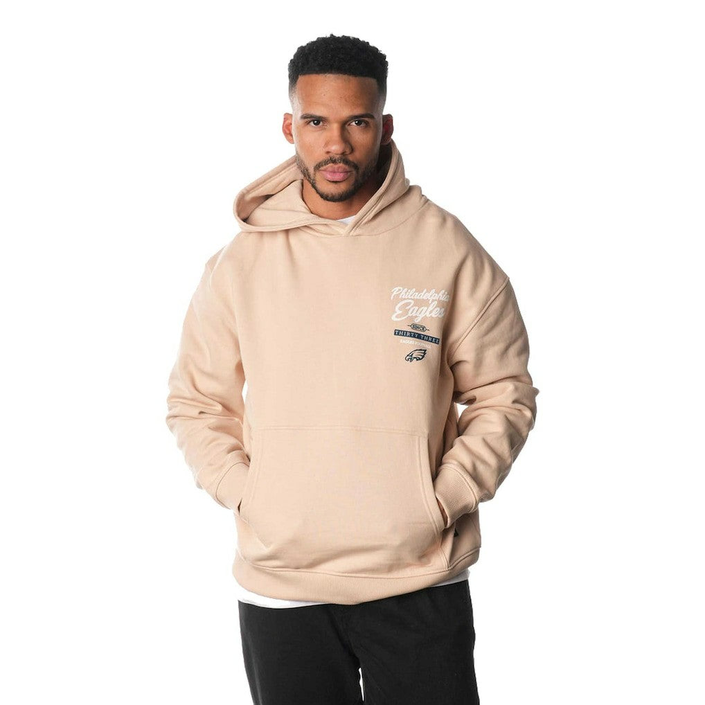 Philadelphia Eagles The Wild Collective Unisex Fleece Pullover Hoodie - Cream sale