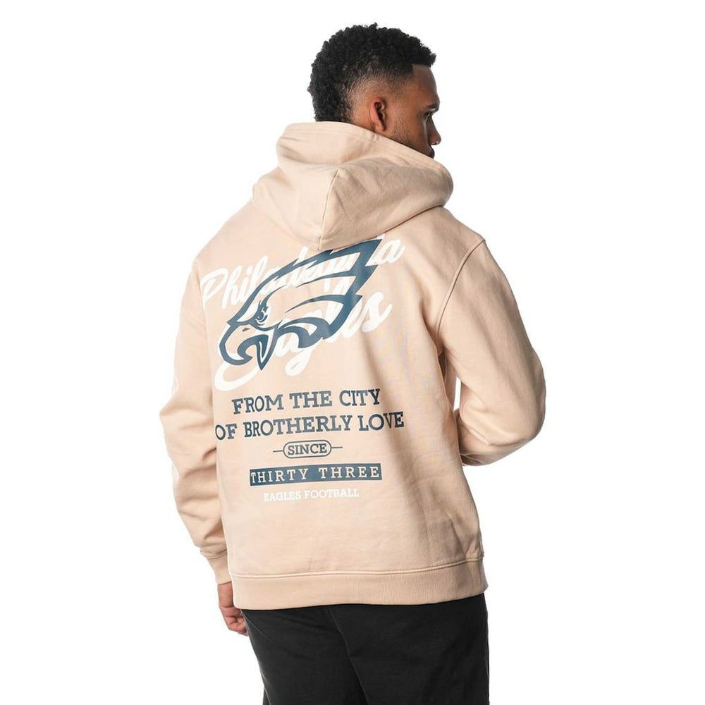 Philadelphia Eagles The Wild Collective Unisex Fleece Pullover Hoodie - Cream sale