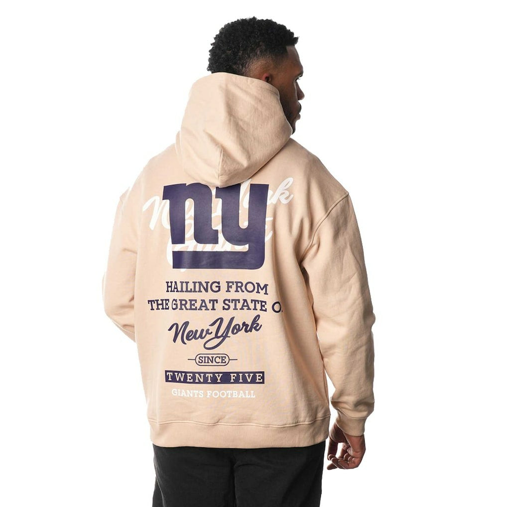 New York Giants The Wild Collective Unisex Fleece Pullover Hoodie - Cream on sale