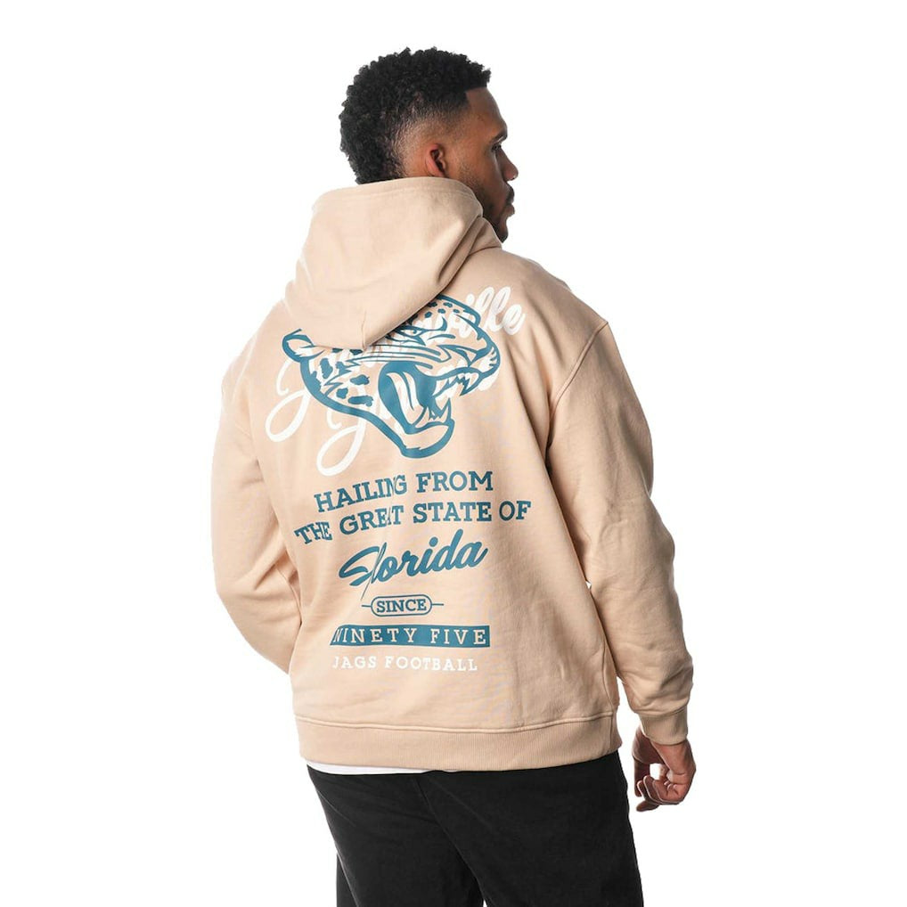 Jacksonville Jaguars The Wild Collective Unisex Fleece Pullover Hoodie - Cream sale