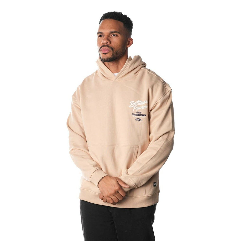 Baltimore Ravens The Wild Collective Unisex Fleece Pullover Hoodie - Cream for sale