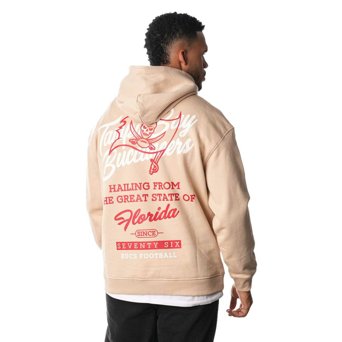 Tampa Bay Buccaneers The Wild Collective Unisex Fleece Pullover Hoodie - Cream sale