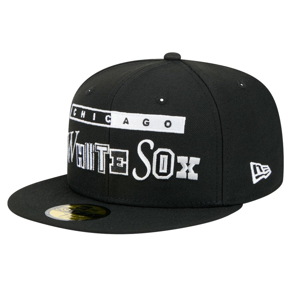 Chicago White Sox Ransom 59FIFTY Fitted Hat - Black | New Era