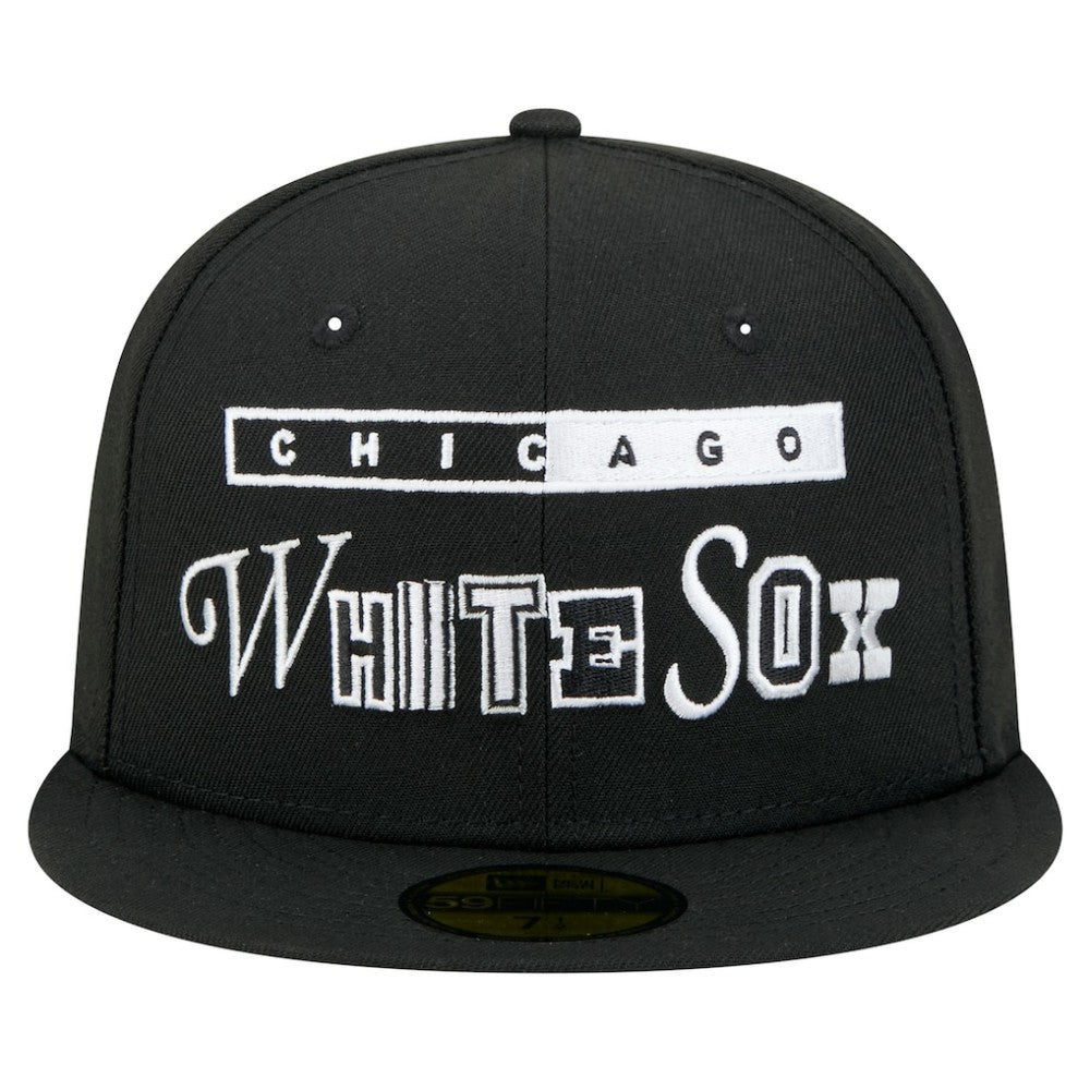 Chicago White Sox Ransom 59FIFTY Fitted Hat - Black | New Era