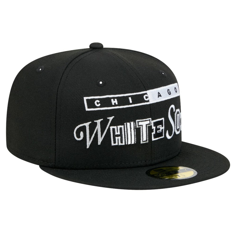 Chicago White Sox Ransom 59FIFTY Fitted Hat - Black | New Era