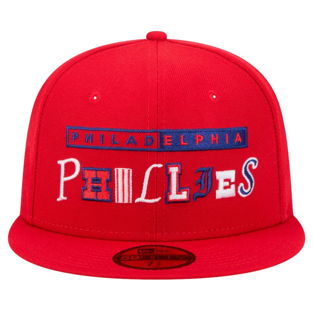 Philadelphia Phillies Ransom 59FIFTY Fitted Hat - Red | New Era