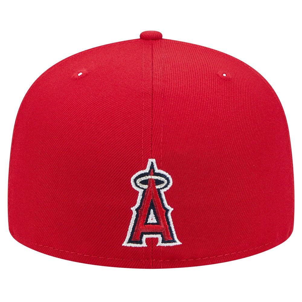 Los Angeles Angels Ransom 59FIFTY Fitted Hat - Red | New Era