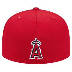 Los Angeles Angels Ransom 59FIFTY Fitted Hat - Red | New Era