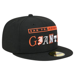 San Francisco Giants Ransom 59FIFTY Fitted Hat - Black | New Era