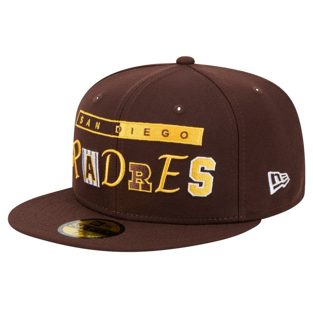 San Diego Padres Ransom 59FIFTY Fitted Hat - Brown | New Era