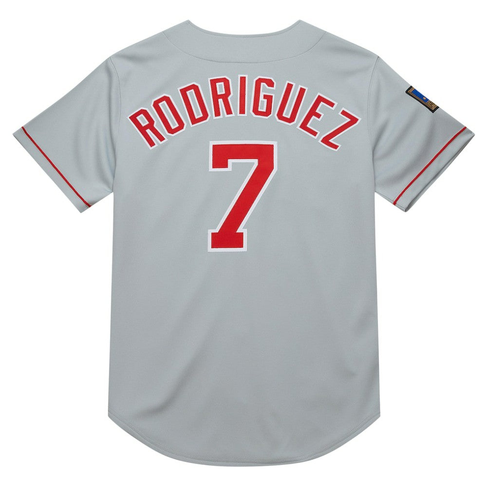Ivan RodriguezTexas Rangers 1994 Cooperstown Collection Authentic Dark Jersey - Gray | Mitchell & Ness