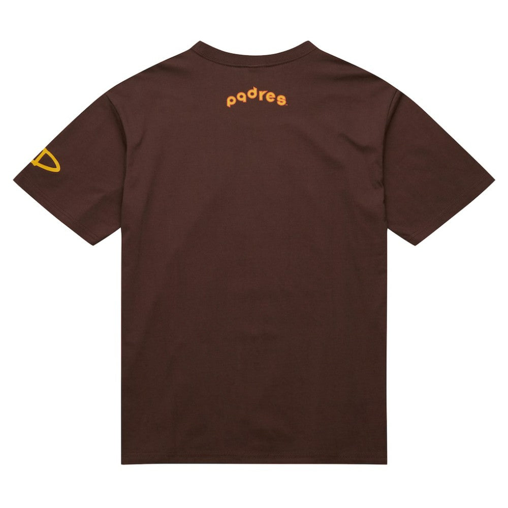 Tony Gwynn San Diego Padres Cooperstown Collection Heavyweight Premium Player Vintage Logo T-Shirt - Brown | Mitchell & Ness