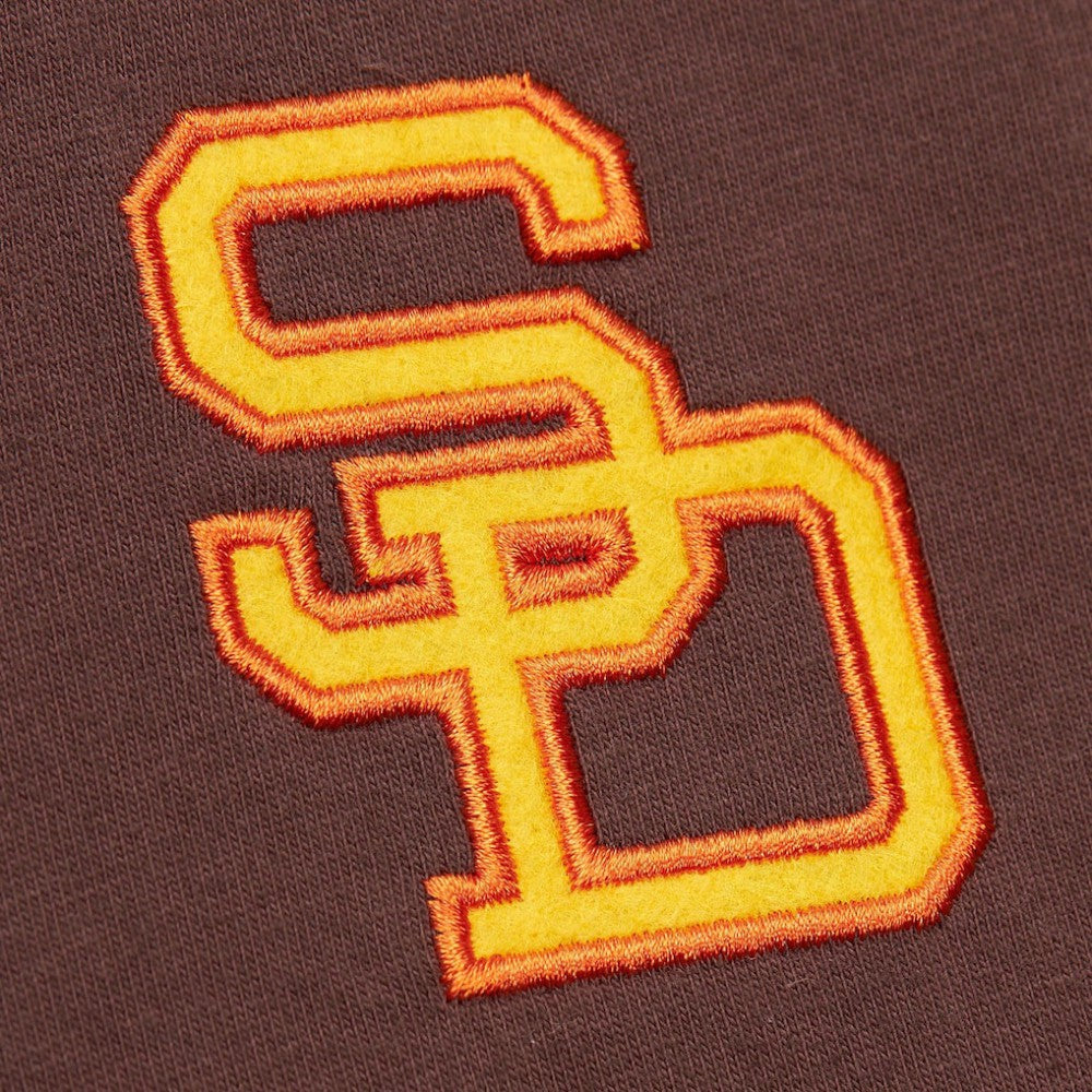 Tony Gwynn San Diego Padres Cooperstown Collection Heavyweight Premium Player Vintage Logo T-Shirt - Brown | Mitchell & Ness