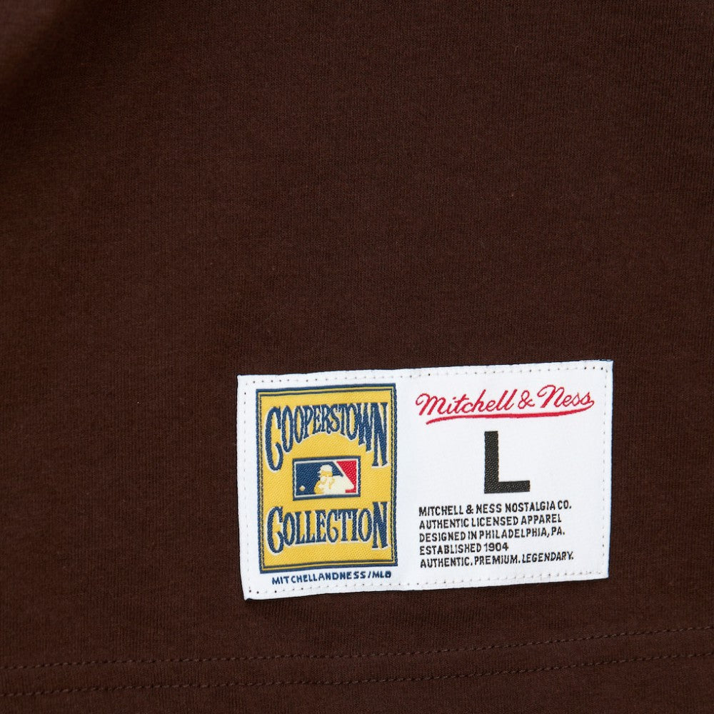 San Diego Padres Cooperstown Collection Player Legends Ringer T-Shirt - Brown | Mitchell & Ness