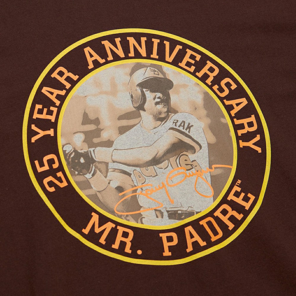 Tony Gwynn San Diego Padres Legends Photo Real T-Shirt - Brown | Mitchell & Ness