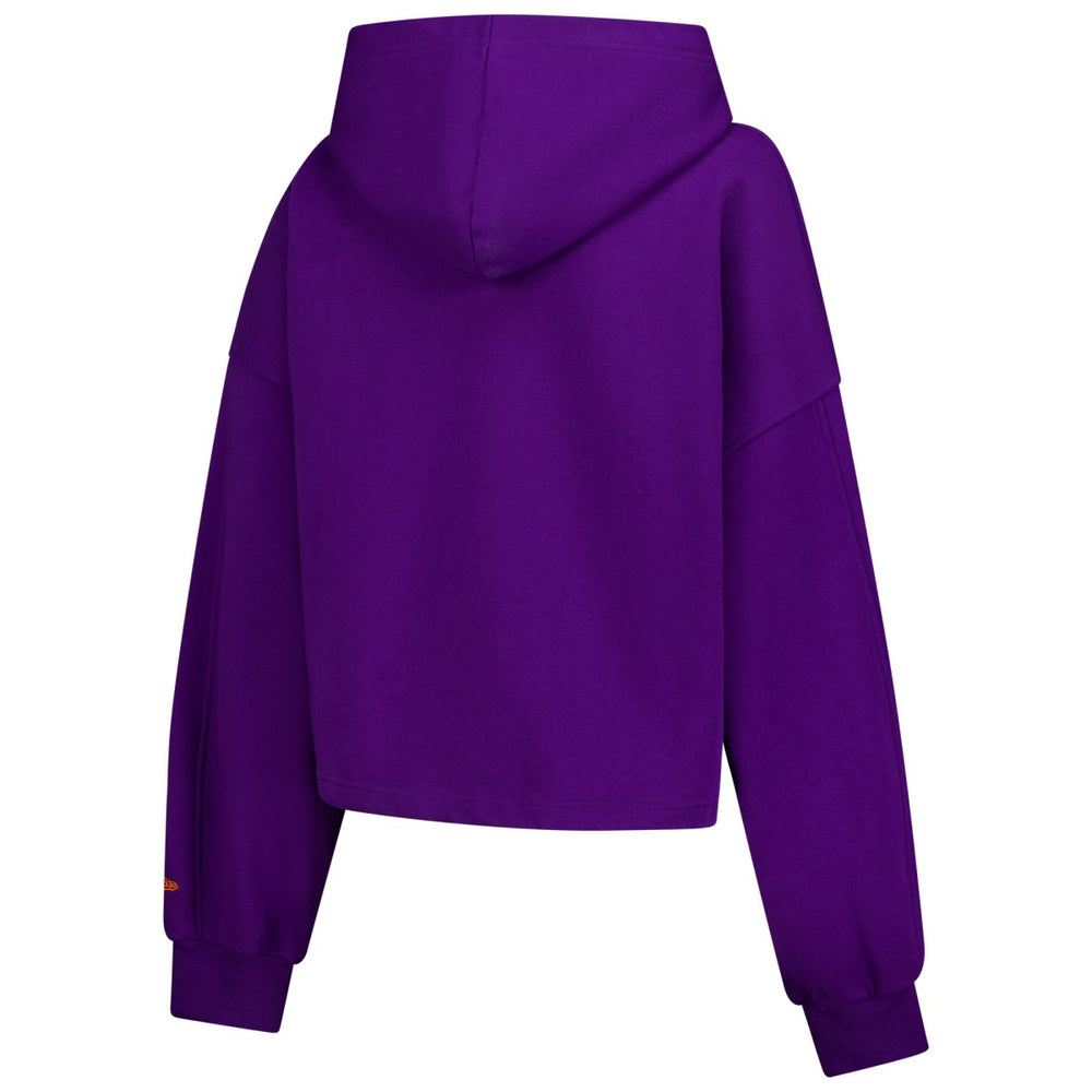 Phoenix Suns Women's 2024/25 City Edition Cropped Pullover Hoodie - Purple | New Era for sale