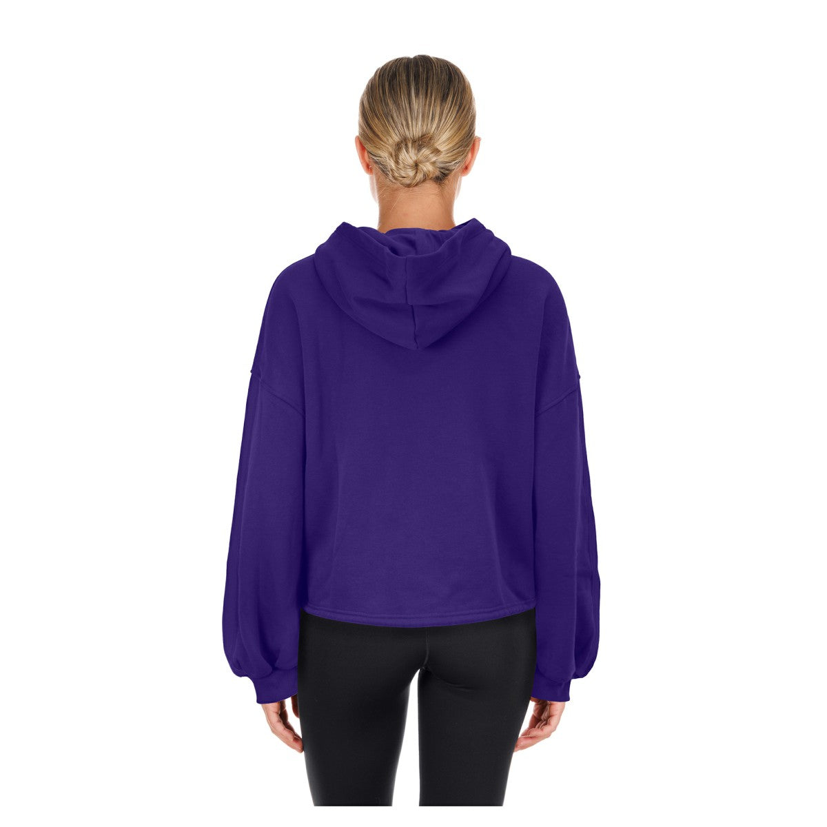 Phoenix Suns Women's 2024/25 City Edition Cropped Pullover Hoodie - Purple | New Era for sale