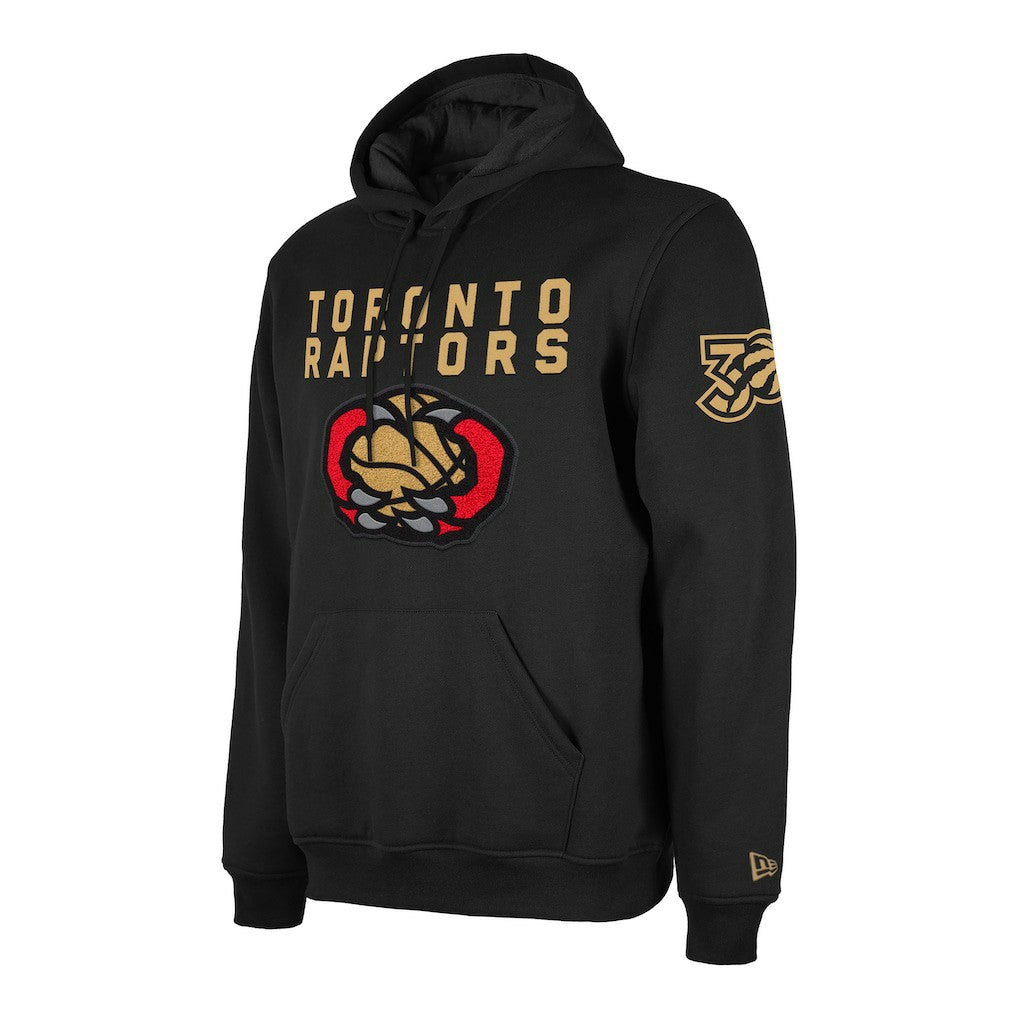 Toronto Raptors 2024/25 City Edition Chenille Heavyweight Pullover Hoodie - Black | New Era online