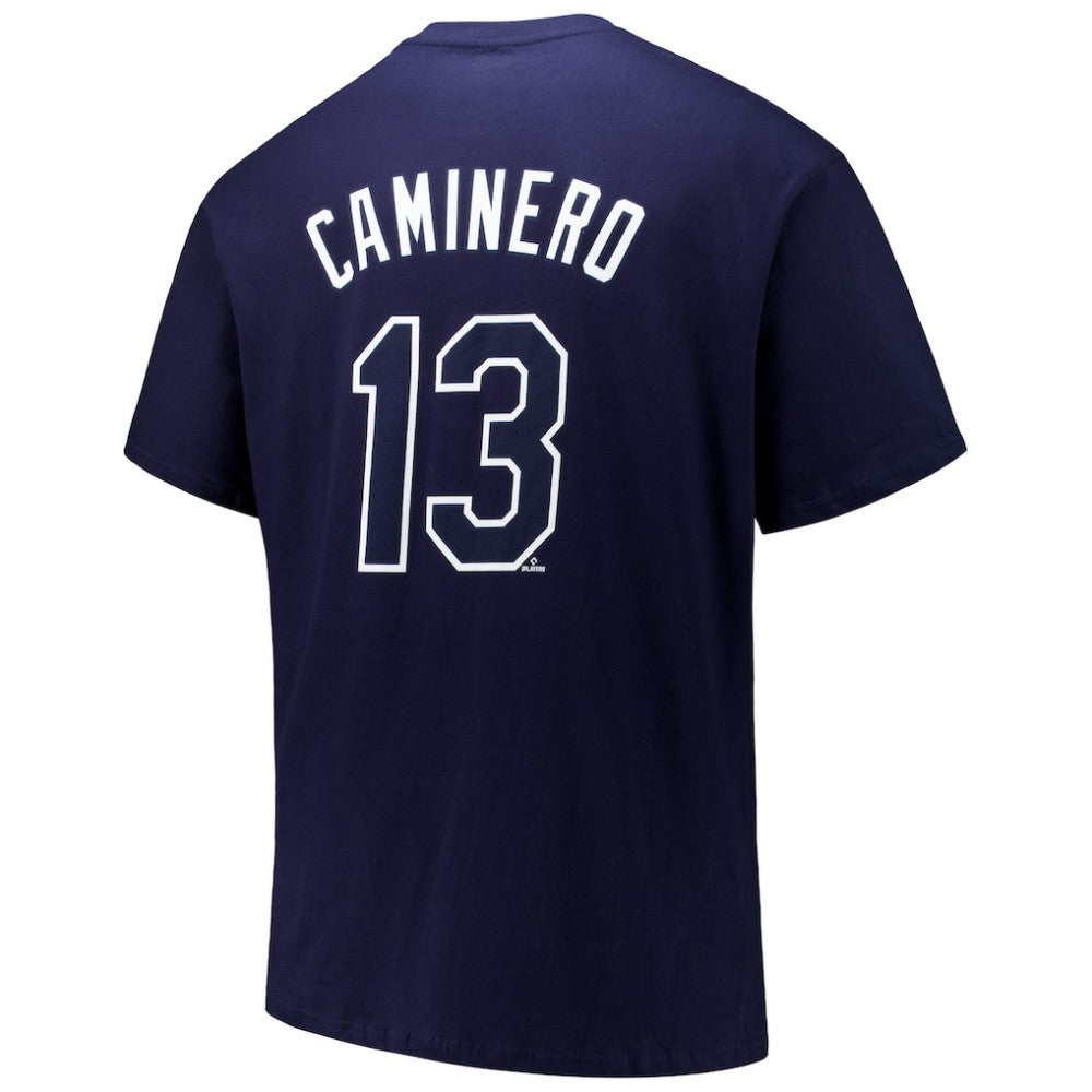 Junior Caminero Tampa Bay Rays Big & Tall Name & Number T-Shirt - Navy